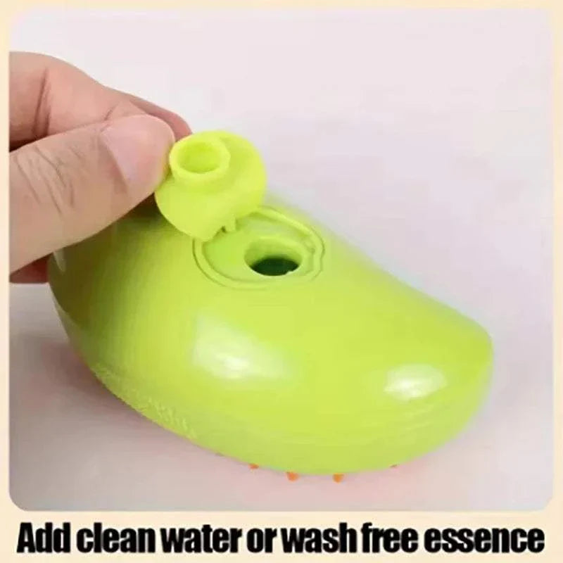 Steam hair removal brush