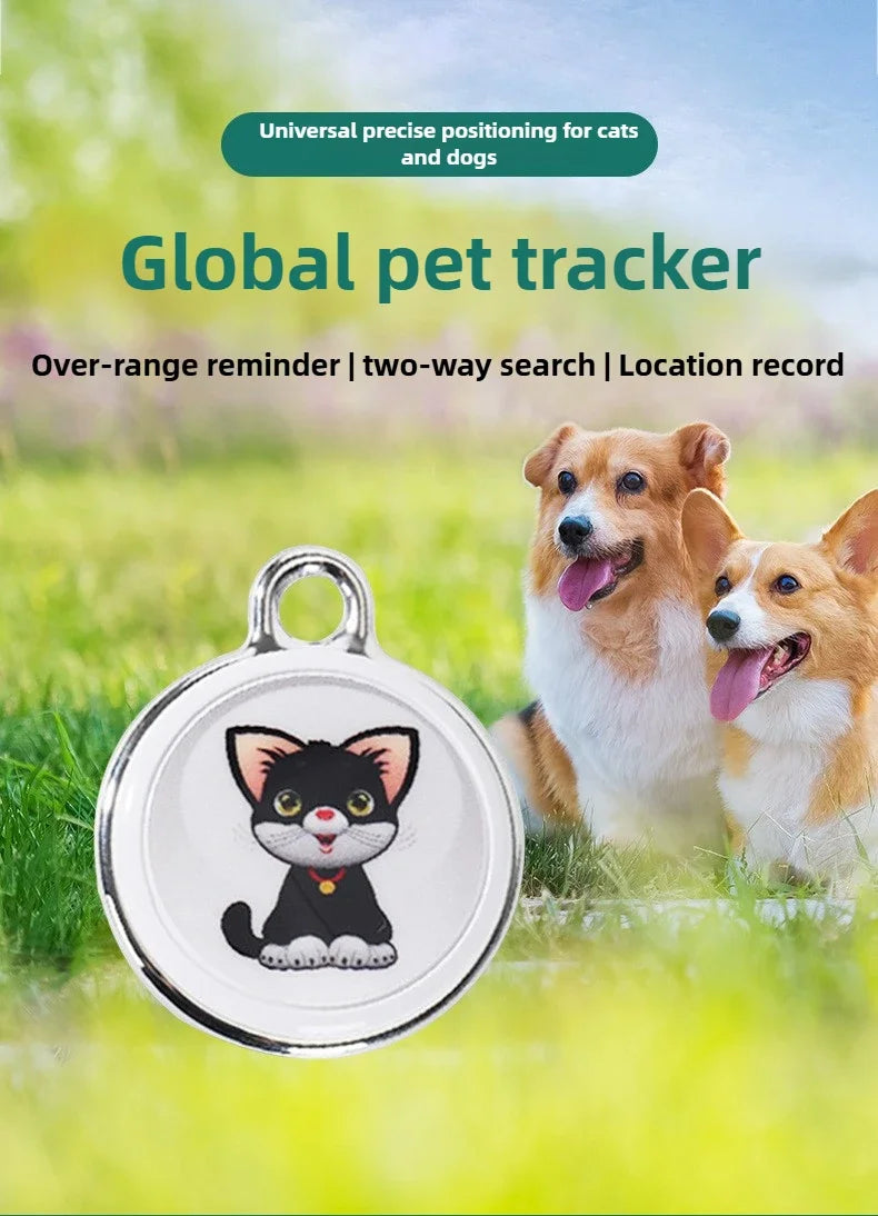 Pet Anti-Lost GPS Tracker Bluetooth-compatible Smart Wearable Waterproof