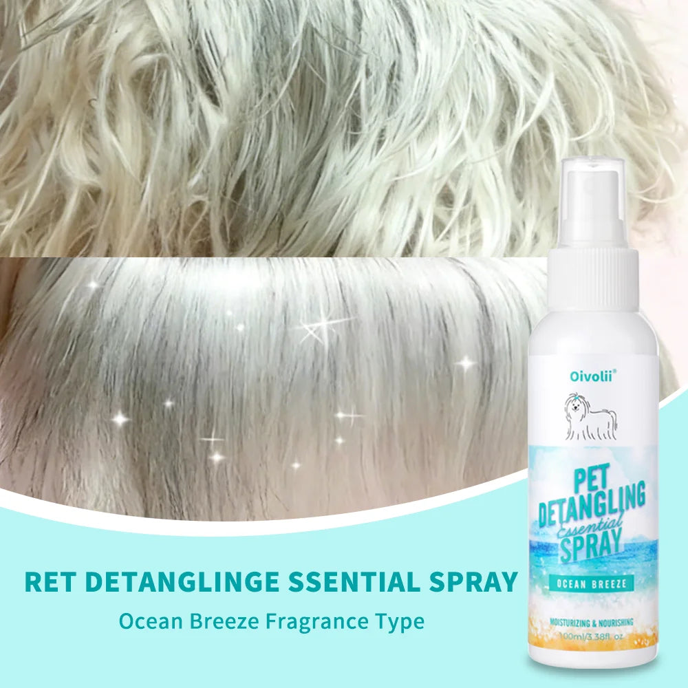 Oatmeal Aloe Pet Conditioner Smooths Prevents Tangling Moisturizing Formula