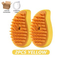 Steam hair removal brush