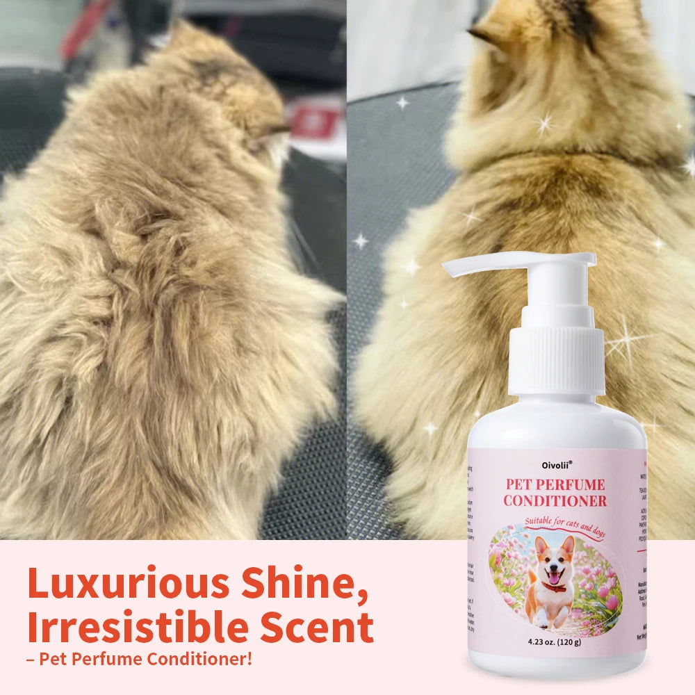 Oatmeal Aloe Pet Conditioner Smooths Prevents Tangling Moisturizing Formula