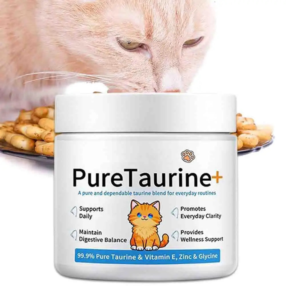 200G Cat body Health care powder 99.9% pure taurine VE Zinc Supports