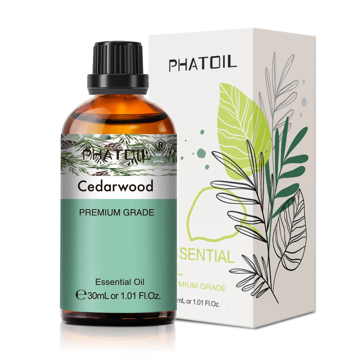 PHATOIL 1PCS Aromatherapy Essential Oil 30ml Lemon Eucalyptus Lavender