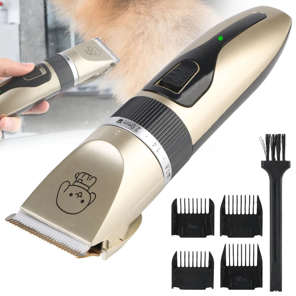 Pet Hair Clipper Haircut Trimmer Shaver Set For Rabbit Dog Cat Puppy