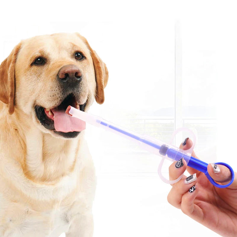 1PC Pet Propulsive Silicone Drug Feeder Tablet Liquid Comfortable Dog And Cat Universal Safe, Easy To Clean And Use Repeatedly