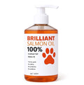 300ml/10.15 fl oz, 100ml/3.38 fl oz Human Grade Salmon Oil for Dogs & Cats
