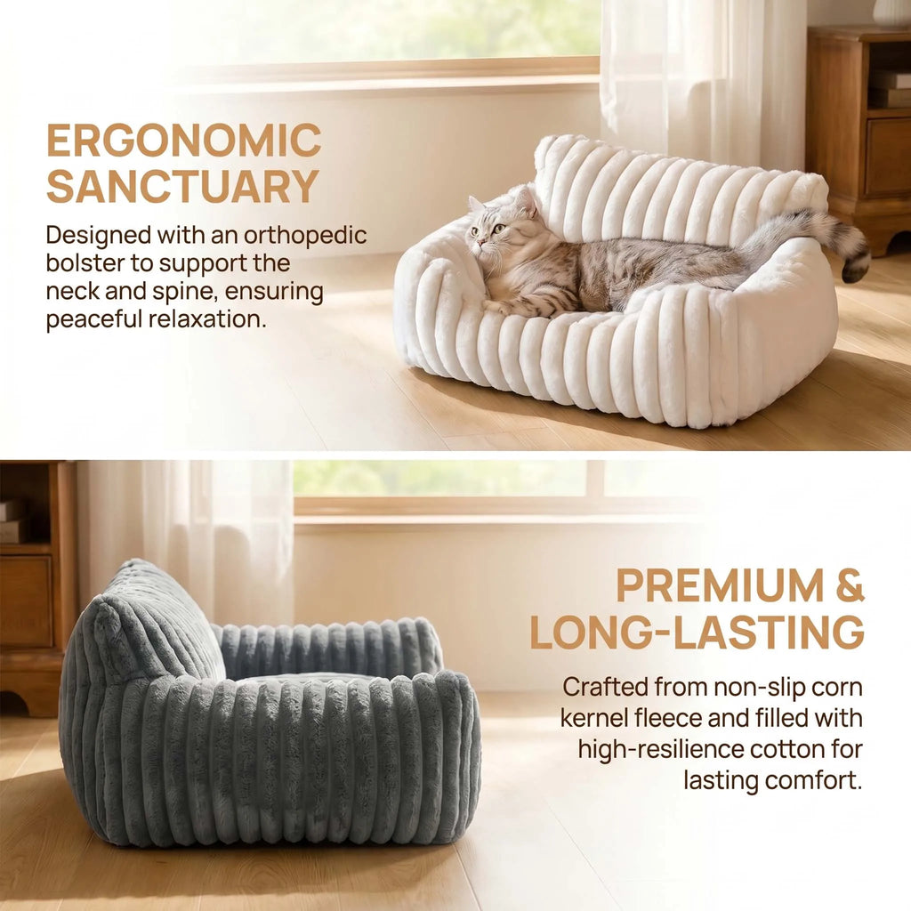 Warm Comfort Cat Sofa  Deep Sleep Cat Bed Pet Basket Kitten House Small Dogs