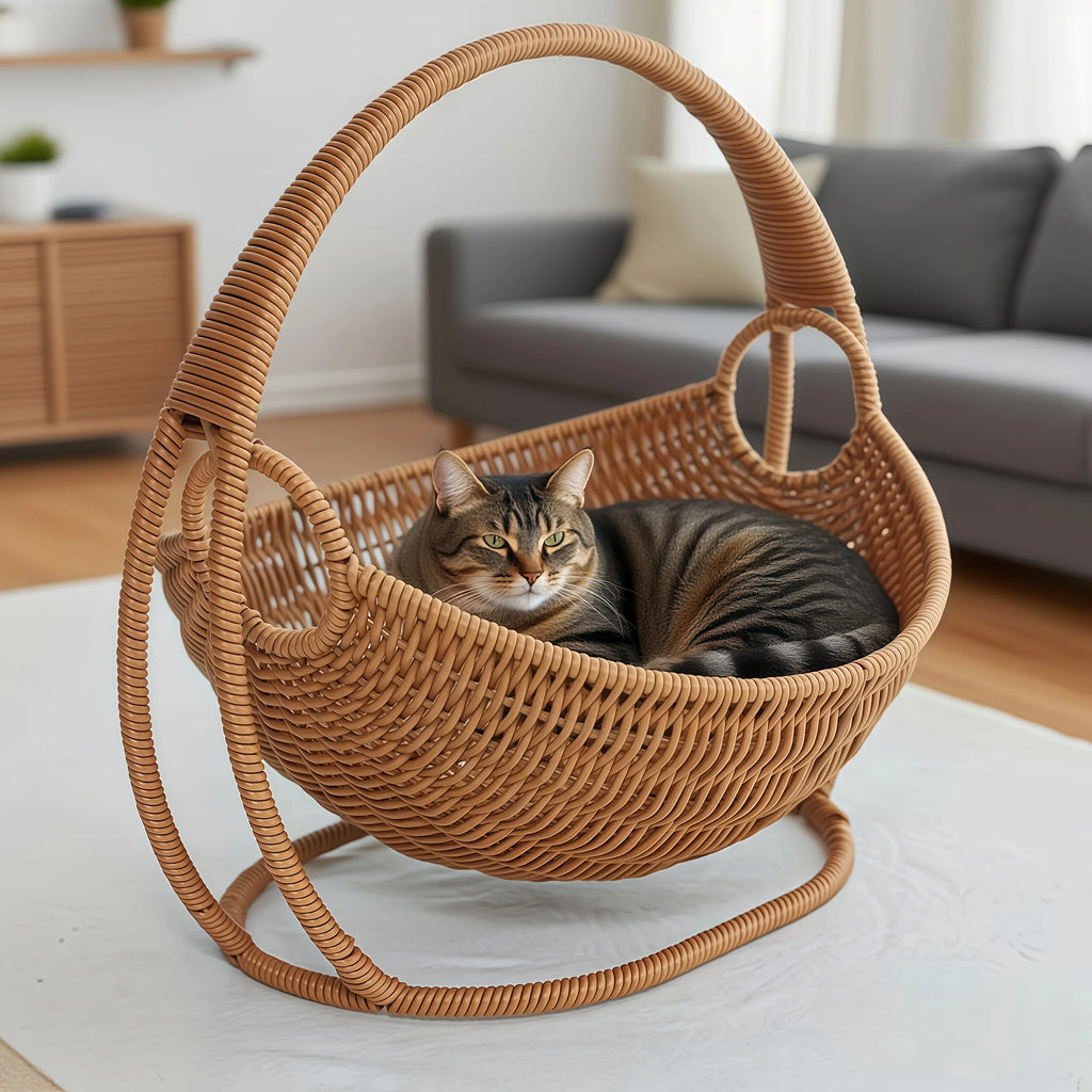 Cat Hammock with Bracket Indoor Hanging Pet Beds for Cats