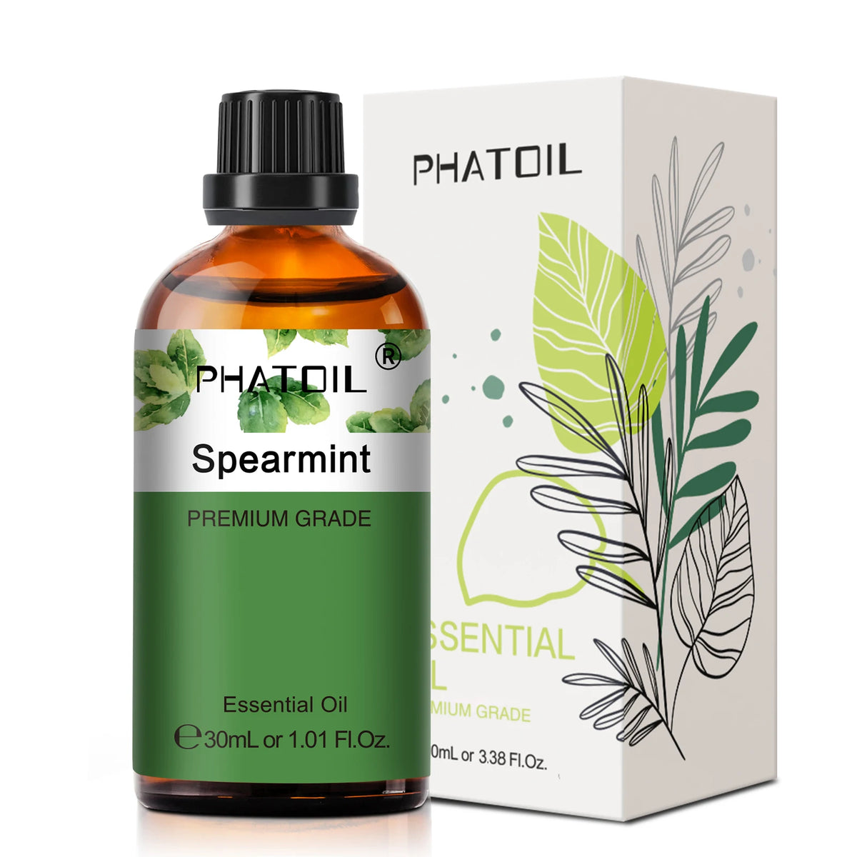 PHATOIL 1PCS Aromatherapy Essential Oil 30ml Lemon Eucalyptus Lavender