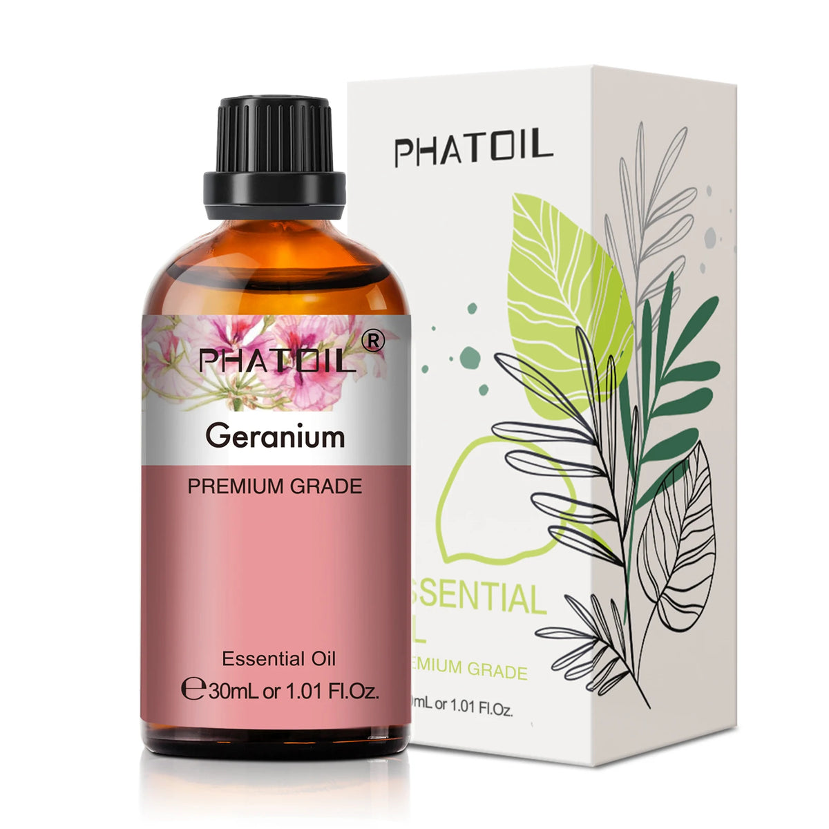 PHATOIL 1PCS Aromatherapy Essential Oil 30ml Lemon Eucalyptus Lavender