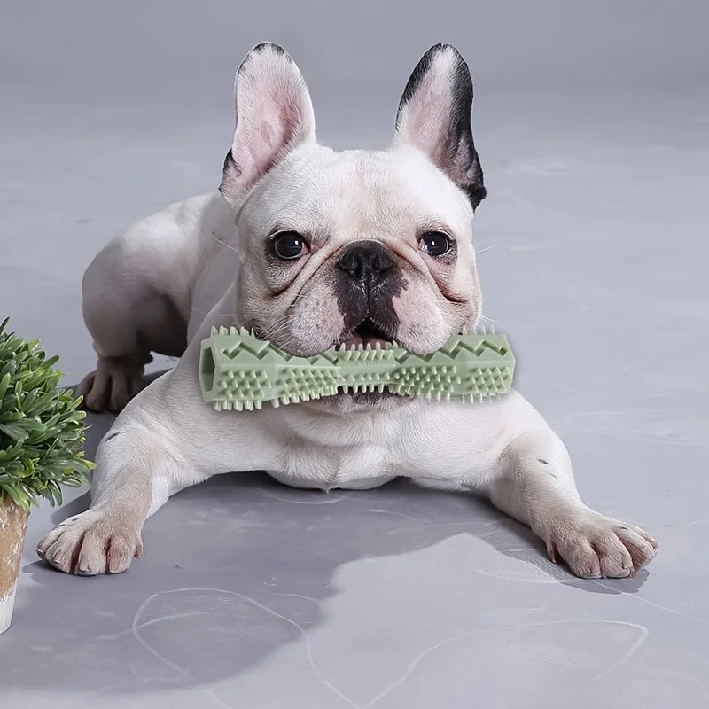 Durable Dog Chew Stick Toothbrush Soft Pet Toy Teeth Cleaning Massage Bite Resistant Puppy Dental Care Non-Toxic Chew Toy