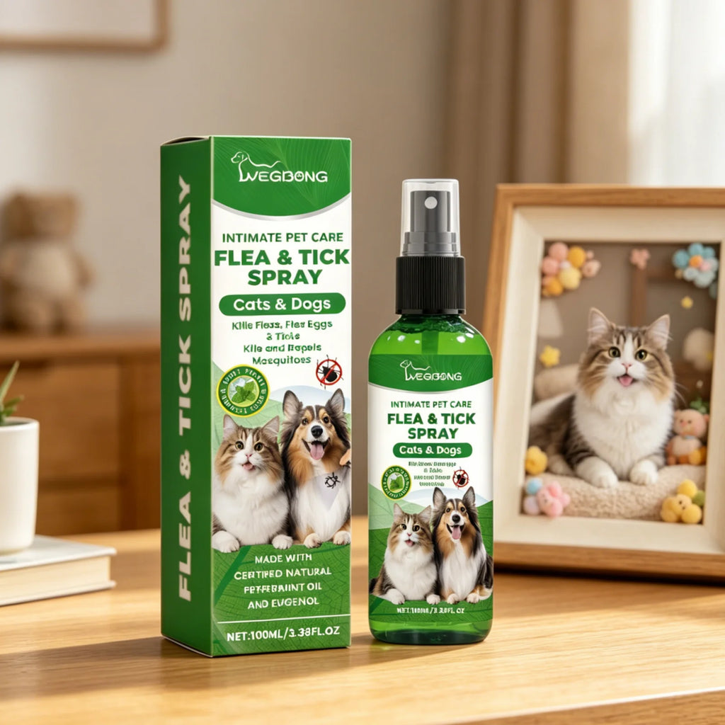 YEGBONG Flea Tick Spray Effective Insect Repellent Eliminate Odor Long Lasting