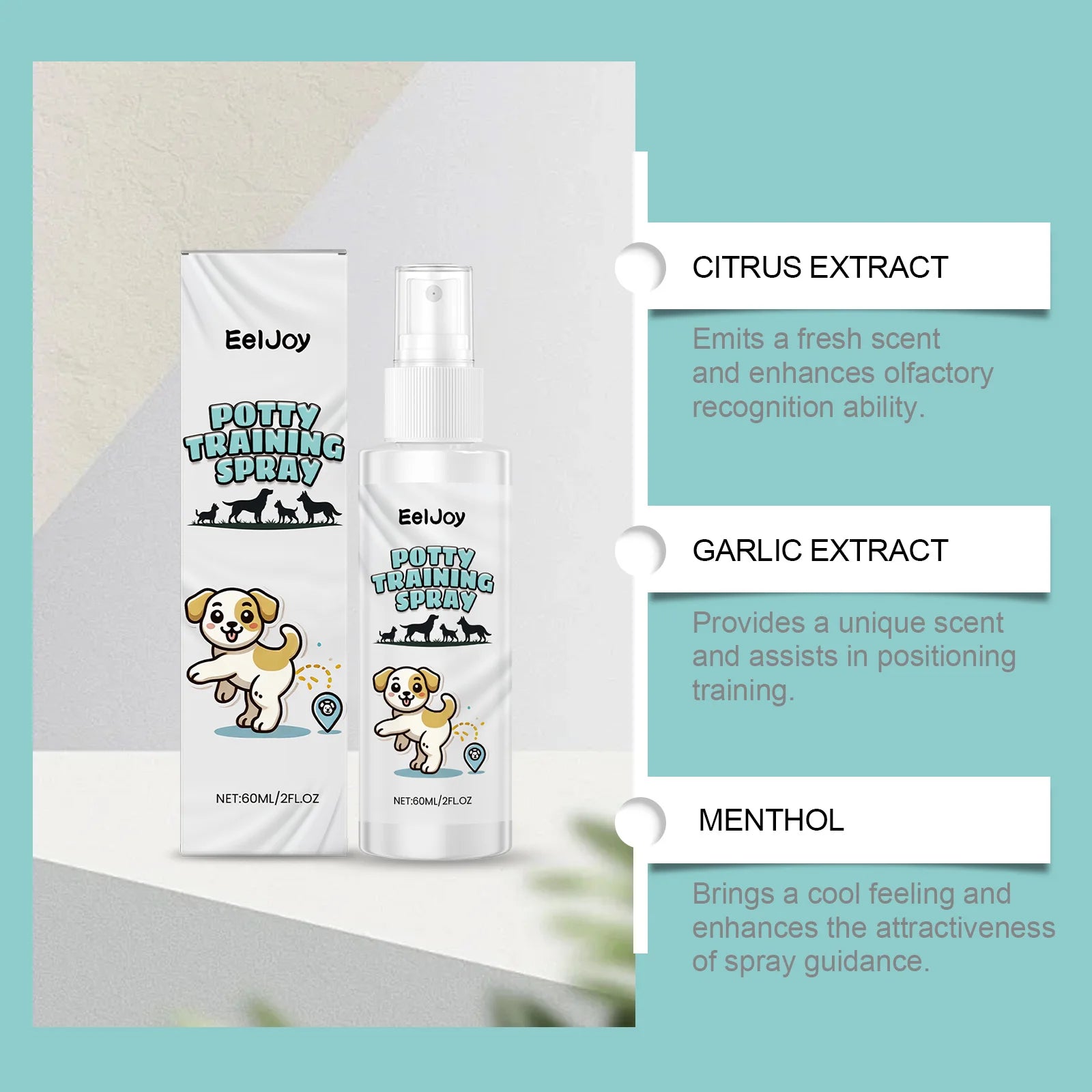 Pet Potty Training Spray Dog Attractant Puppy Behavior Training Potty Training Aid