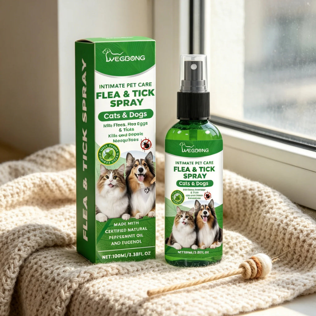 YEGBONG Flea Tick Spray Effective Insect Repellent Eliminate Odor Long Lasting