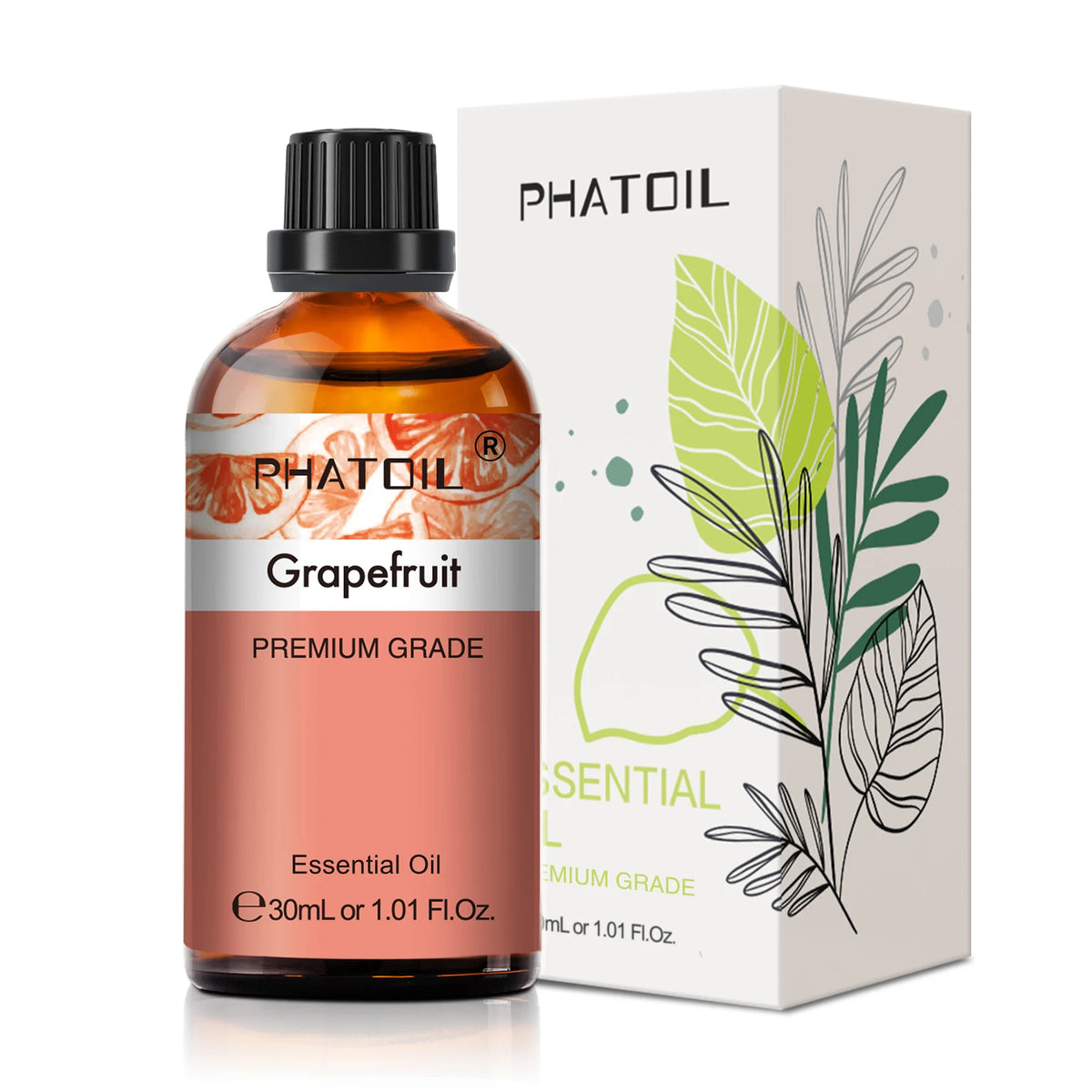 PHATOIL 1PCS Aromatherapy Essential Oil 30ml Lemon Eucalyptus Lavender