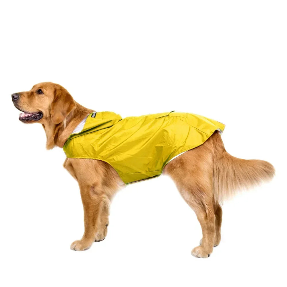 9 Sizes Dog Raincoat Small Medium Large Dogs Waterproof Hooded Jacket