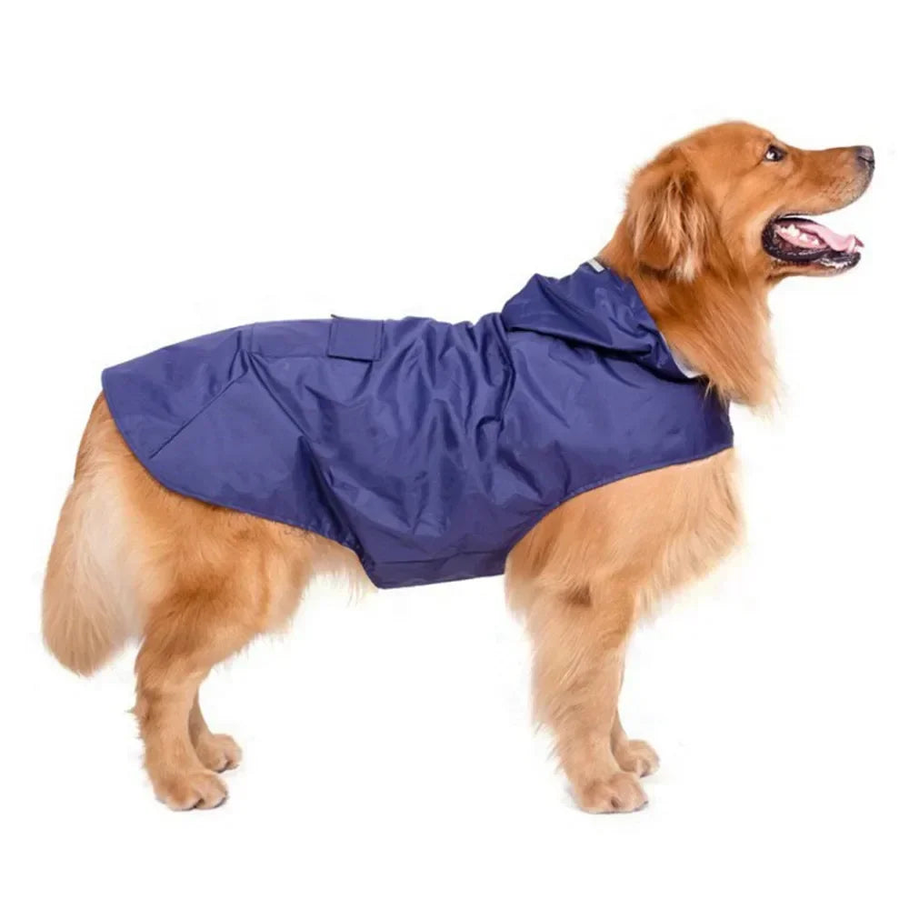 9 Sizes Dog Raincoat Small Medium Large Dogs Waterproof Hooded Jacket