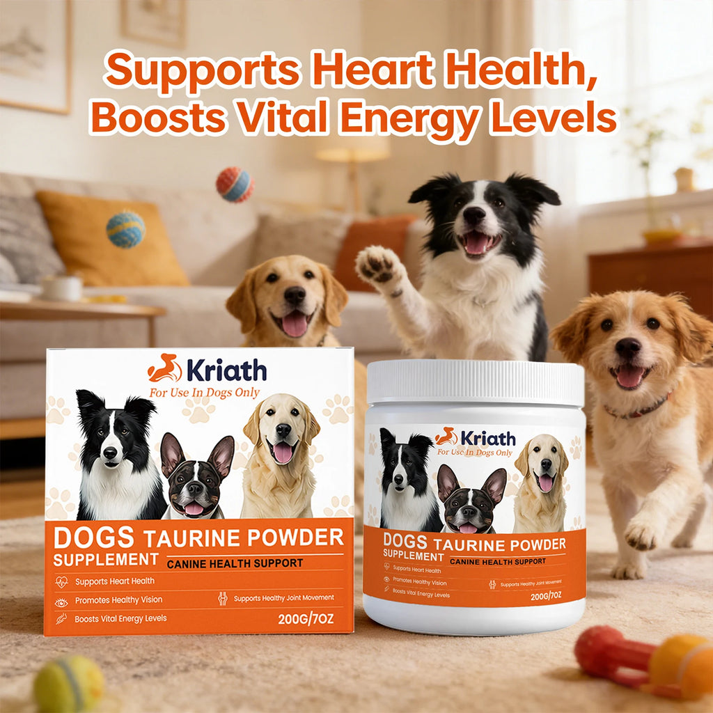 Dogs Taurine Powder Support Heart Health Boosts Vital Energy Levels