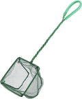 Pawfly Aquarium Fish Net – Square Fine Mesh with Braided Metal Handle for Tanks, Koi Ponds & Pool Cleaning