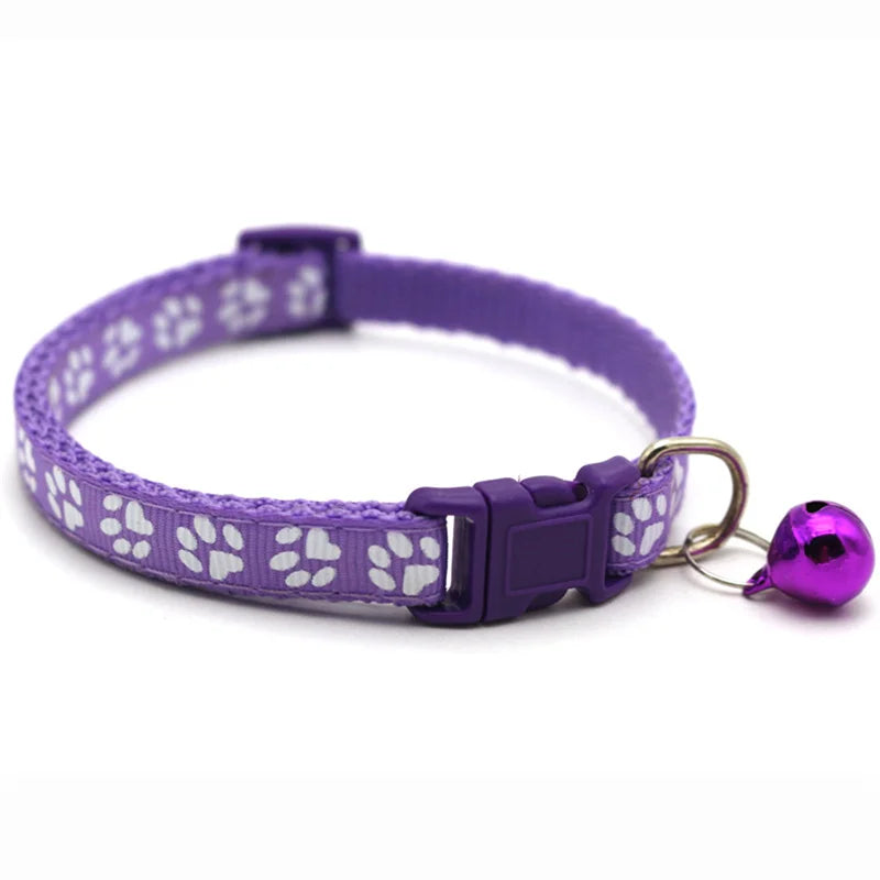 Wholesale Collars for Cat Collar With Bell Adjustable Necklace Cat Puppy Kitten Collar