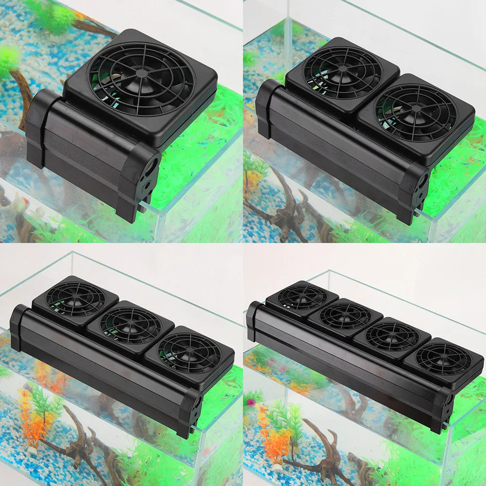 Adjustable Cooling Fan Fish Tank Heat Dissipation Cooling Fan Aquarium Farming Grass Tank Shrimp Tank