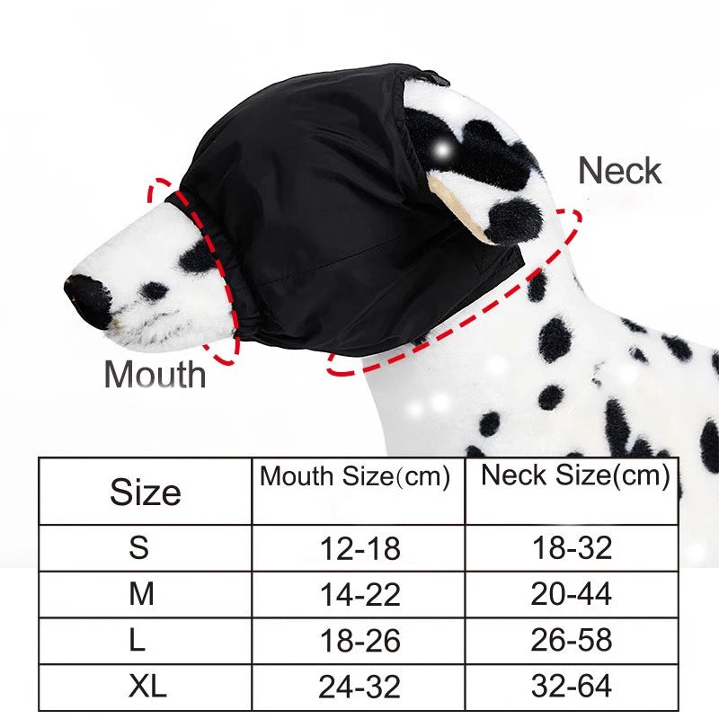 Pet Supplies Dog Outdoor Light-blocking Anti-excitement Pressure-reducing Hood Dog Motion Sickness Stabilizing Eye Mask Beauty
