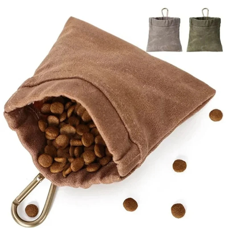 Dog Training Snack Bag Outdoor Travel Dog Food Storage Container