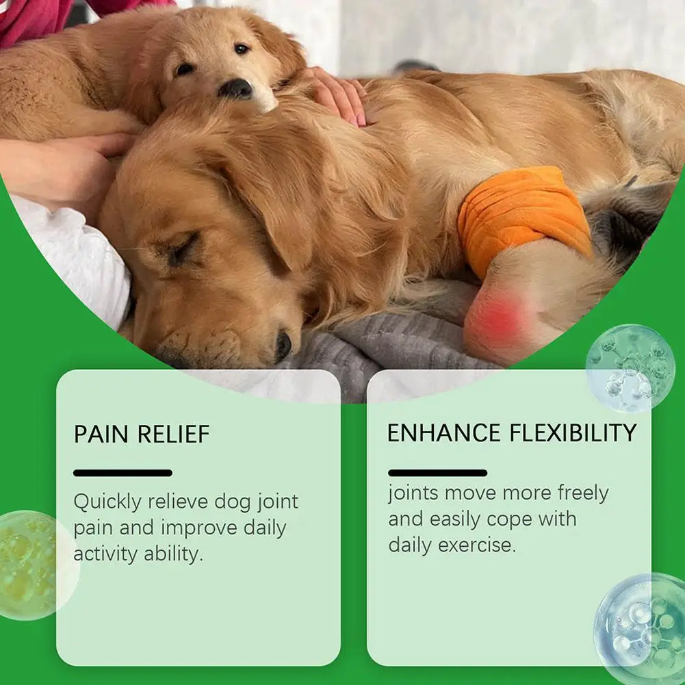 80 Tablets Pet Joint Care Soft Chews Supplement Glucosamine Pet Joint