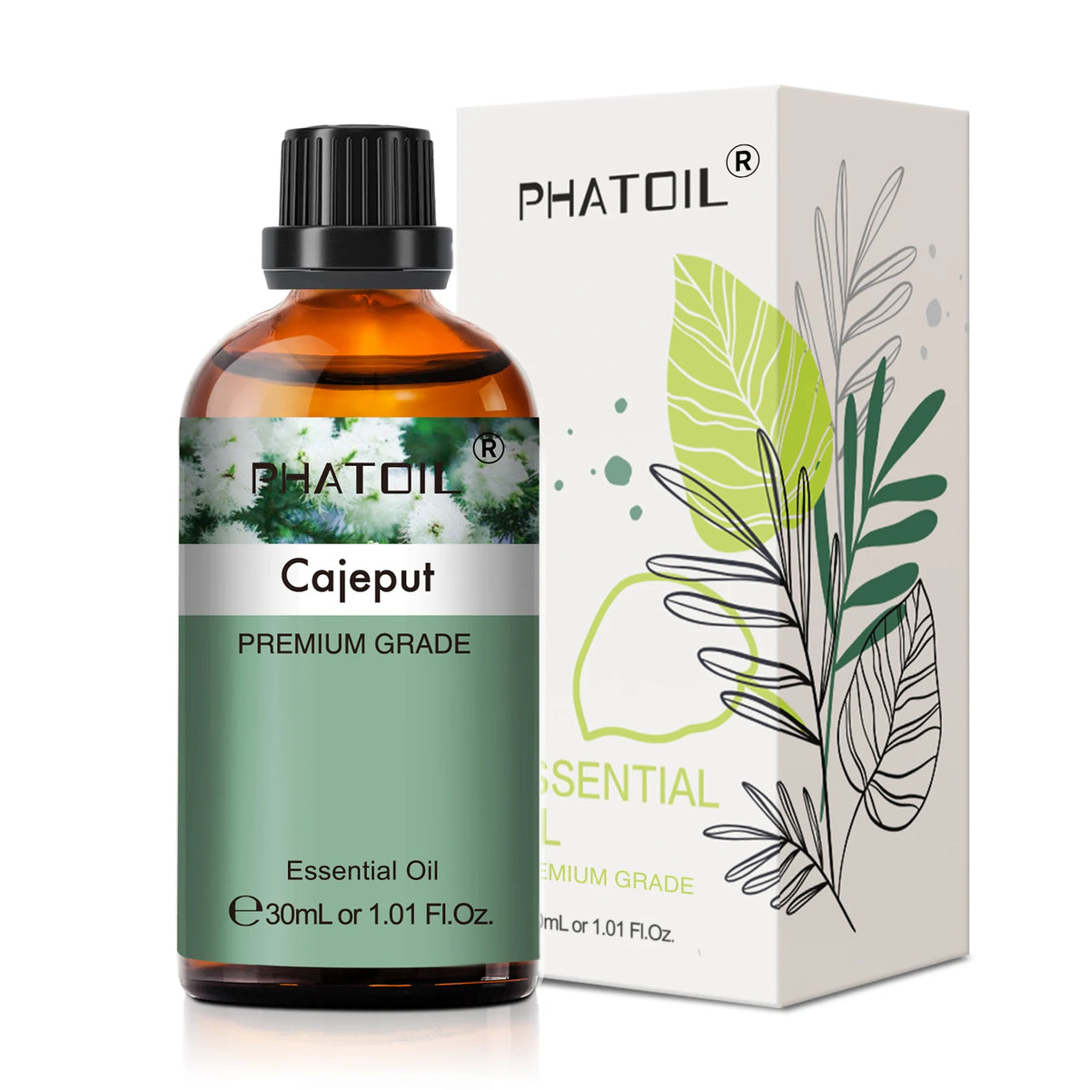 PHATOIL 1PCS Aromatherapy Essential Oil 30ml Lemon Eucalyptus Lavender