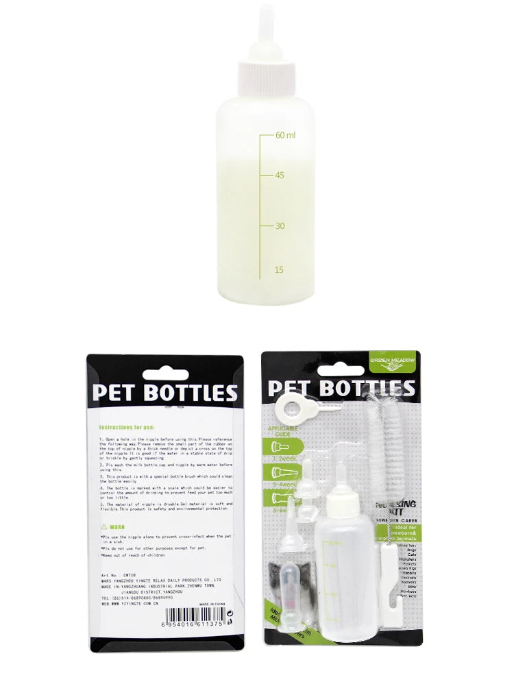 Pet Feeding Bottle Dog Puppy Newborn Dog