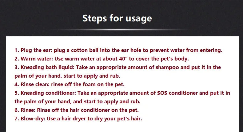 Pet Shower Gel for Puppy and Cat, Shower Soap, Soft Shampoo, Body Wash,