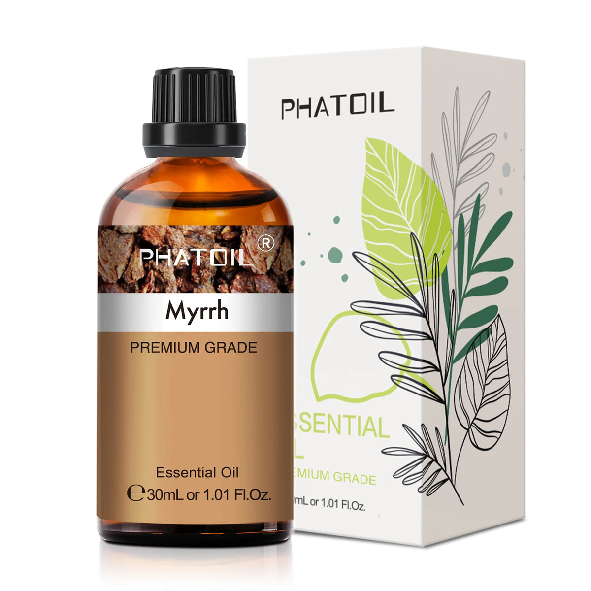 PHATOIL 1PCS Aromatherapy Essential Oil 30ml Lemon Eucalyptus Lavender