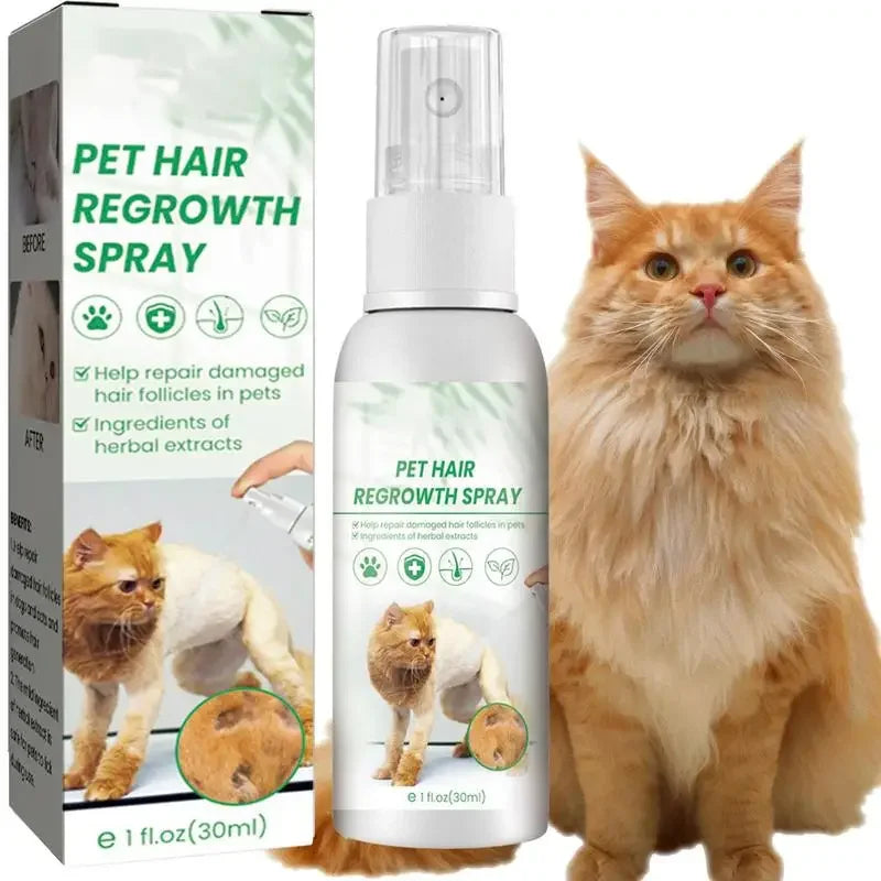 30ml Cat Detangler Spray for Matted Hair Pet Hair Regrowth Spray Cats Comforting
