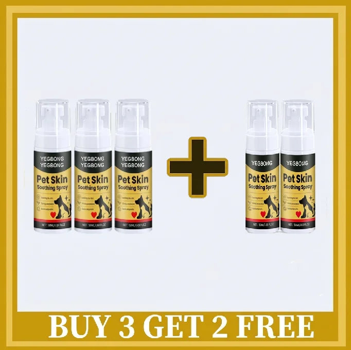 Pet Skin Care Spray Relieve Discomfort for Dogs Cat Flea Lice Control