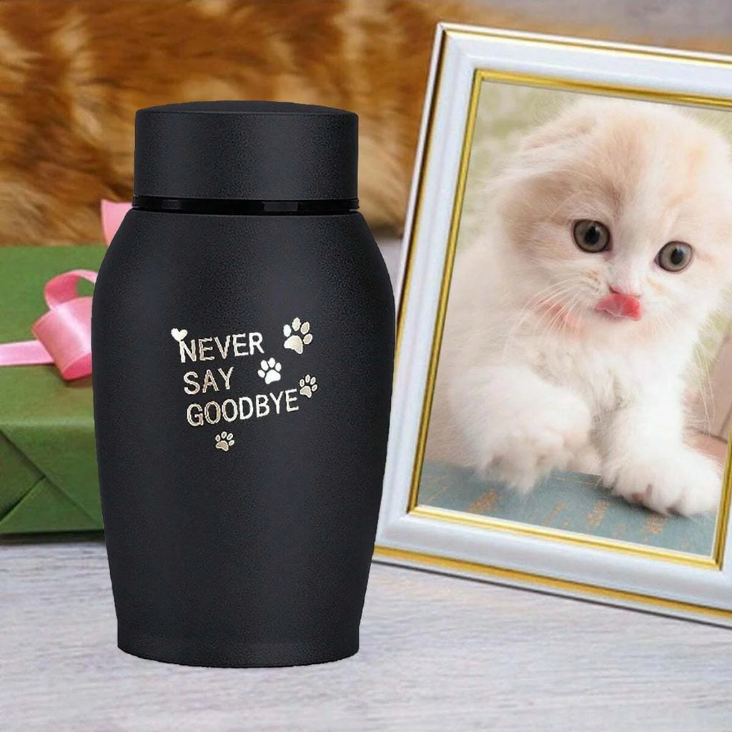 1pc-Personalized pet urn with paw prints