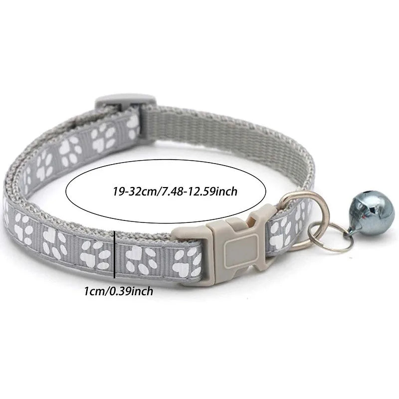 Wholesale Collars for Cat Collar With Bell Adjustable Necklace Cat Puppy Kitten Collar