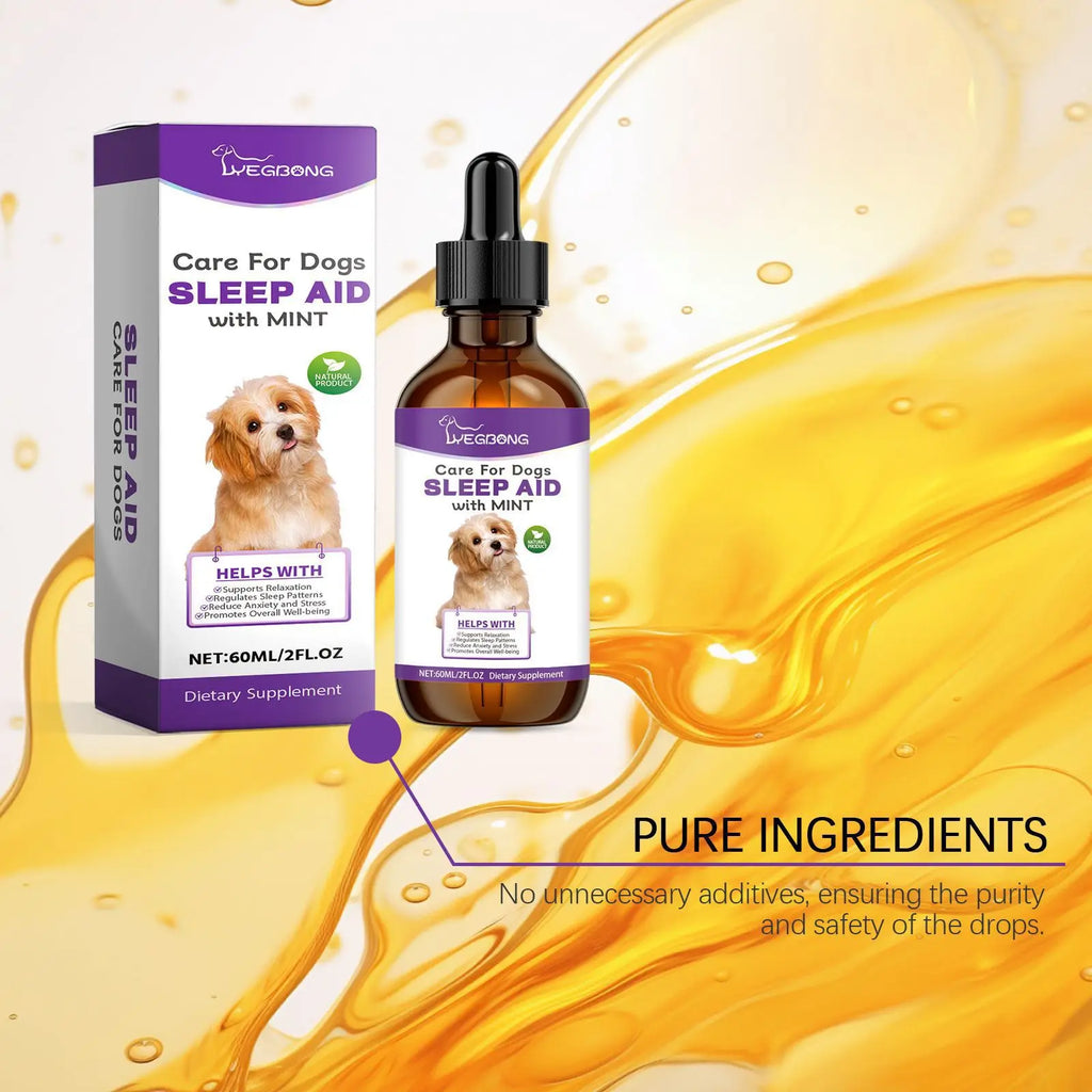 YEGBONG Dog Sleep Support Drops Reduce Anxiety Night Sedation