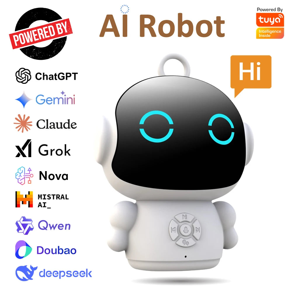Tuya Smart AI Robot WiFi Early Education Toys for Children Speech Recognition