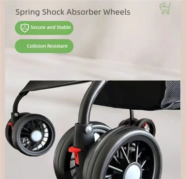 Pet cart, baby cart, small pet cart, lightweight and foldable, suitable for outdoor travel