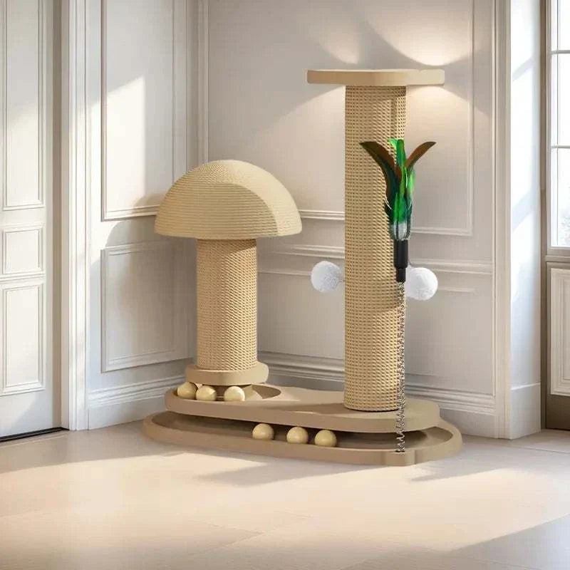 Interactive Cat Scratching Post
