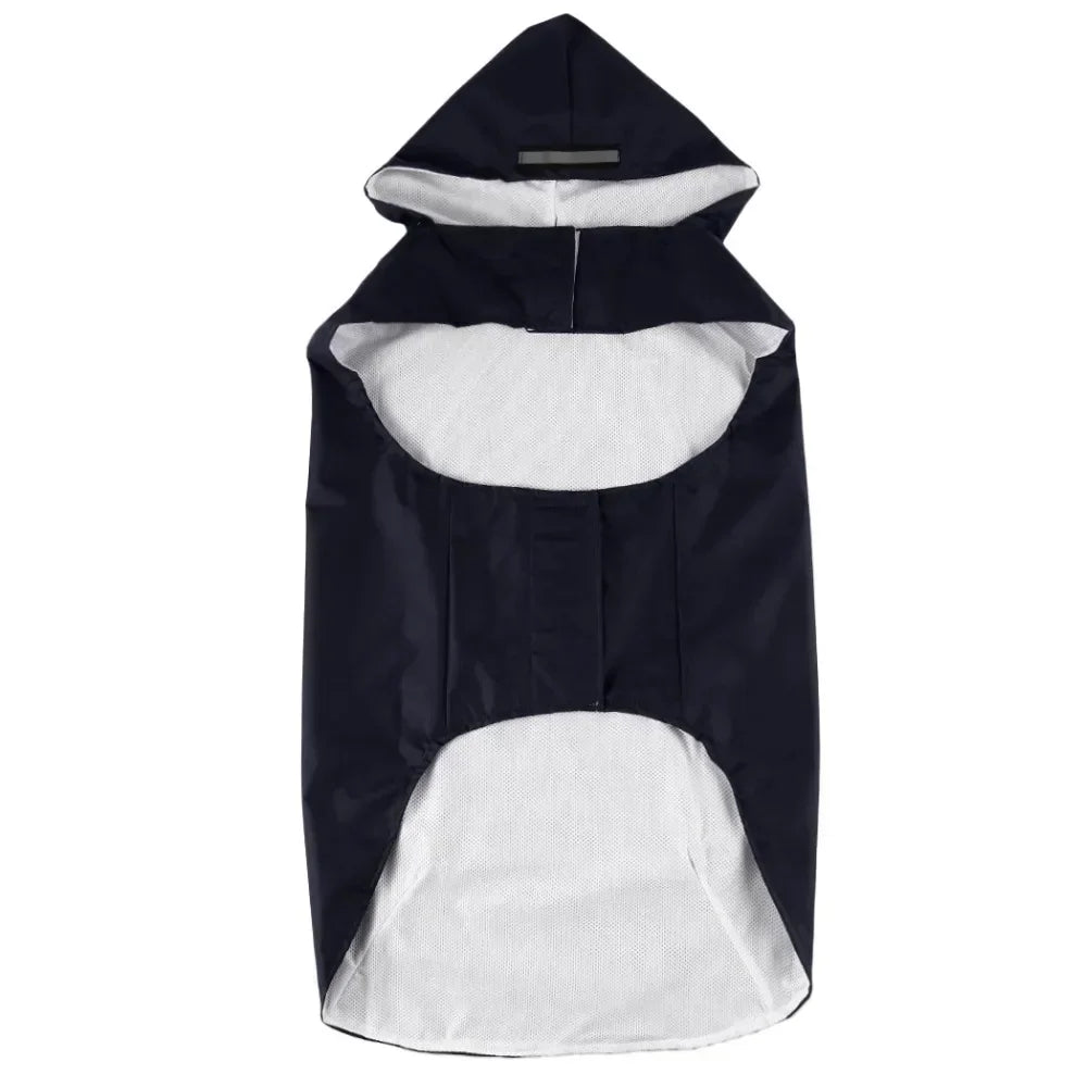 9 Sizes Dog Raincoat Small Medium Large Dogs Waterproof Hooded Jacket