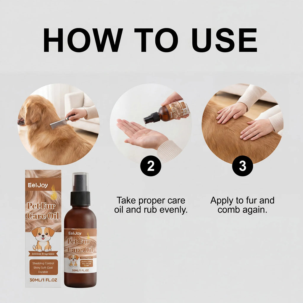 30ML Pet Hair Care Essence Oil Gentle Moisturizing Lasting Fragrance