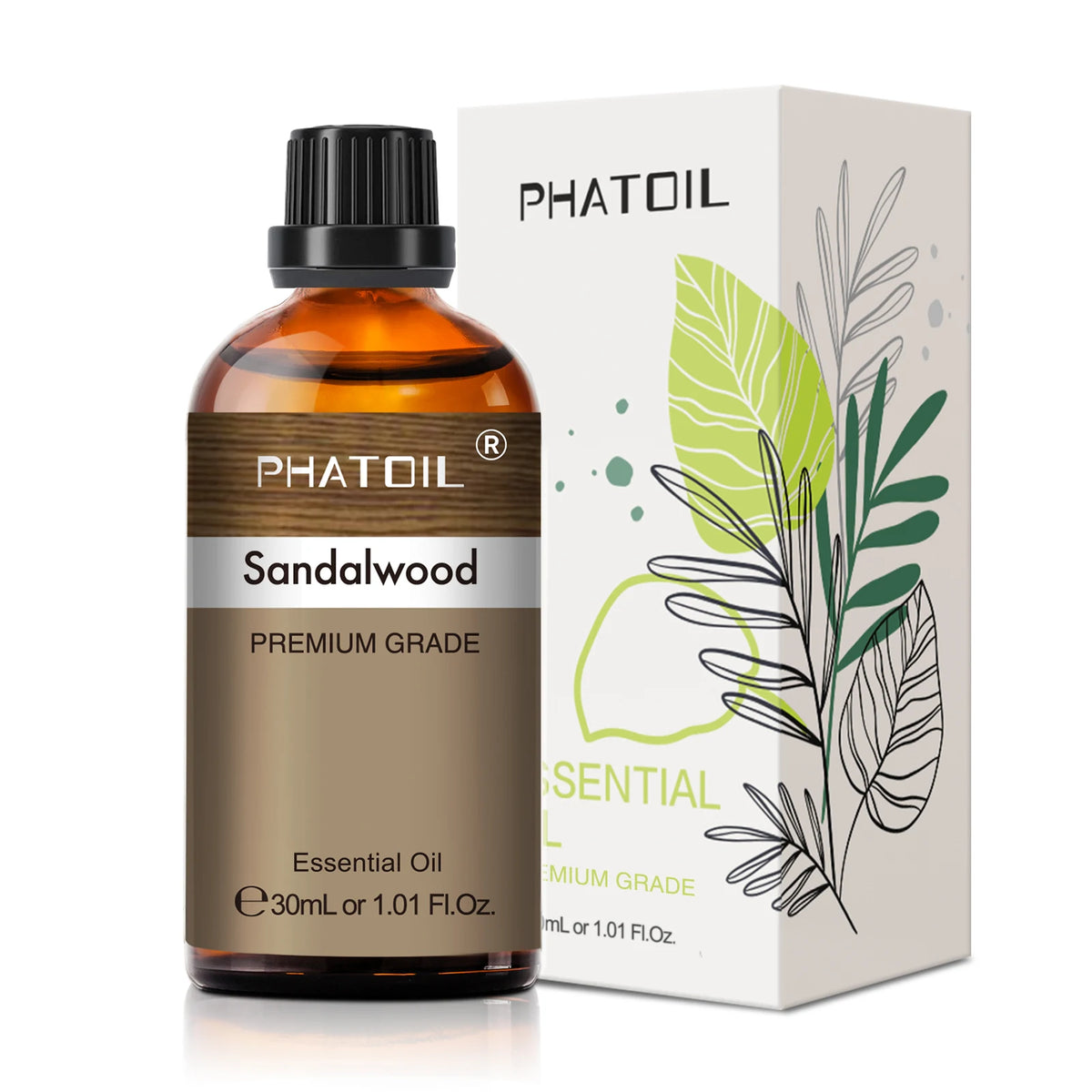 PHATOIL 1PCS Aromatherapy Essential Oil 30ml Lemon Eucalyptus Lavender