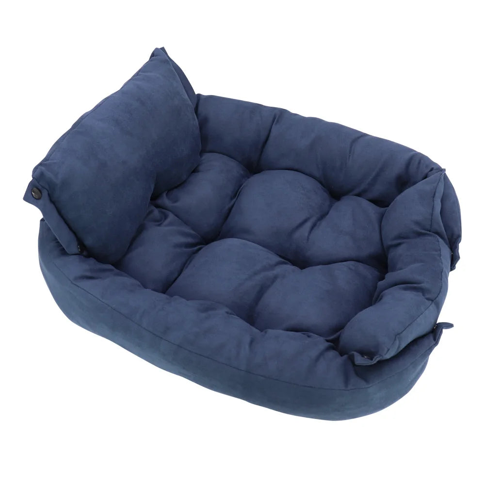 Warm Dog Sofa Bed Winter Pet Dog Cat Bed Sleeping House Kennel Mat