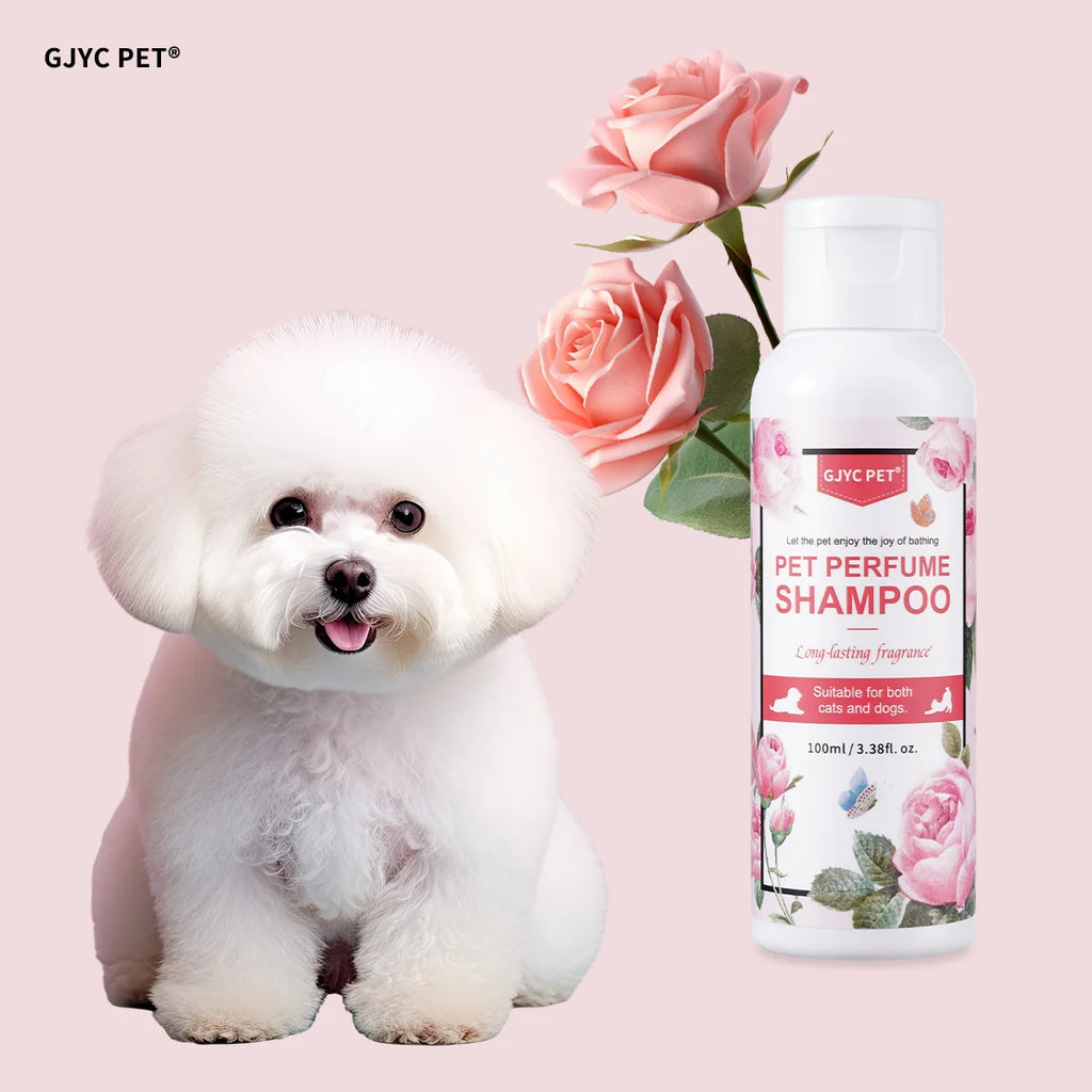 Perfumed Pet Shampoo for Dogs Cats | Natural Long Lasting Fragrance Odor Control