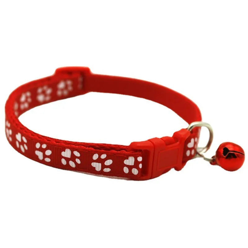 Wholesale Collars for Cat Collar With Bell Adjustable Necklace Cat Puppy Kitten Collar