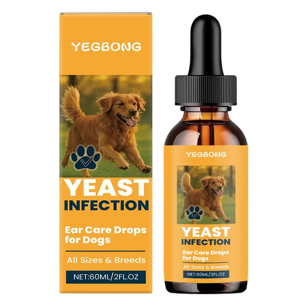 60ml Pet Ear Drops Dissolve Ear Wax Odor Remover