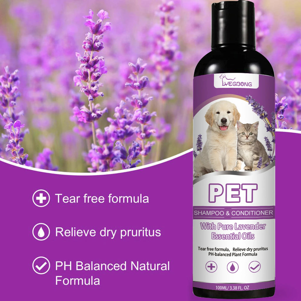 Puppy Kitten Shampoo PH Balanced Moisturizing Coat Anti Mite Flea Killer