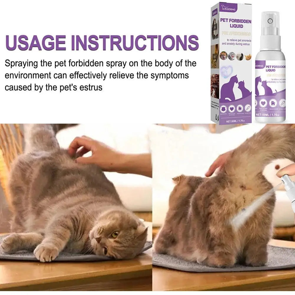 Pet Calming Spray Pet Supplies Pets Pheromone Calming Spray Improve Estrus Agitation