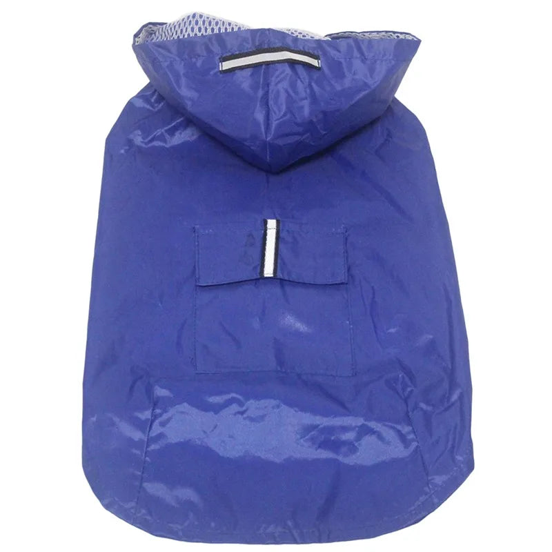 9 Sizes Dog Raincoat Small Medium Large Dogs Waterproof Hooded Jacket
